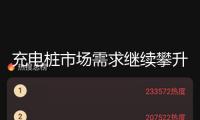 充電樁市場需求繼續攀升！三部分力推 這個賽道高增長（附股）