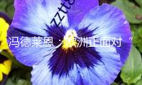 馮德萊恩：歐洲正面對“分水嶺時間”