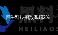 恒生科技指數漲超2%
